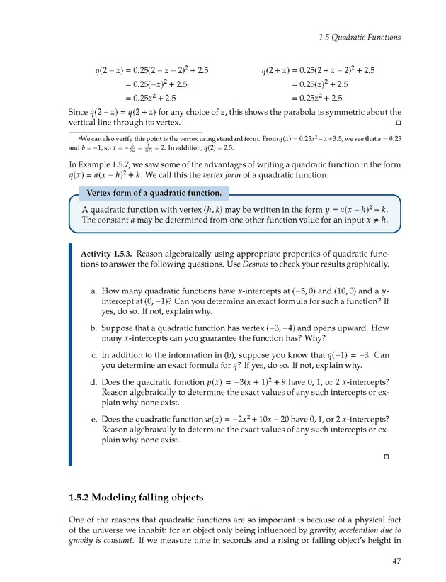 Active Preparation for Calculus - Page 47